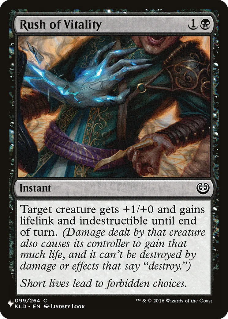 Rush of Vitality — The List — Magic: The Gathering