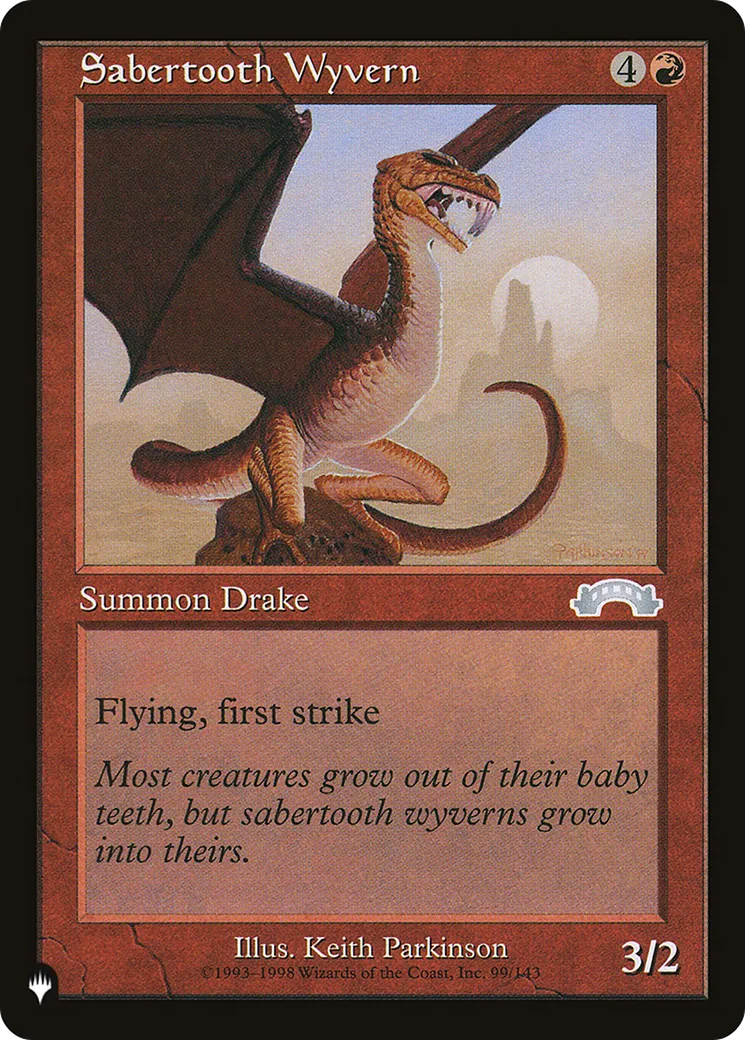 Vouivre à dents de sabre — The List — Magic: The Gathering