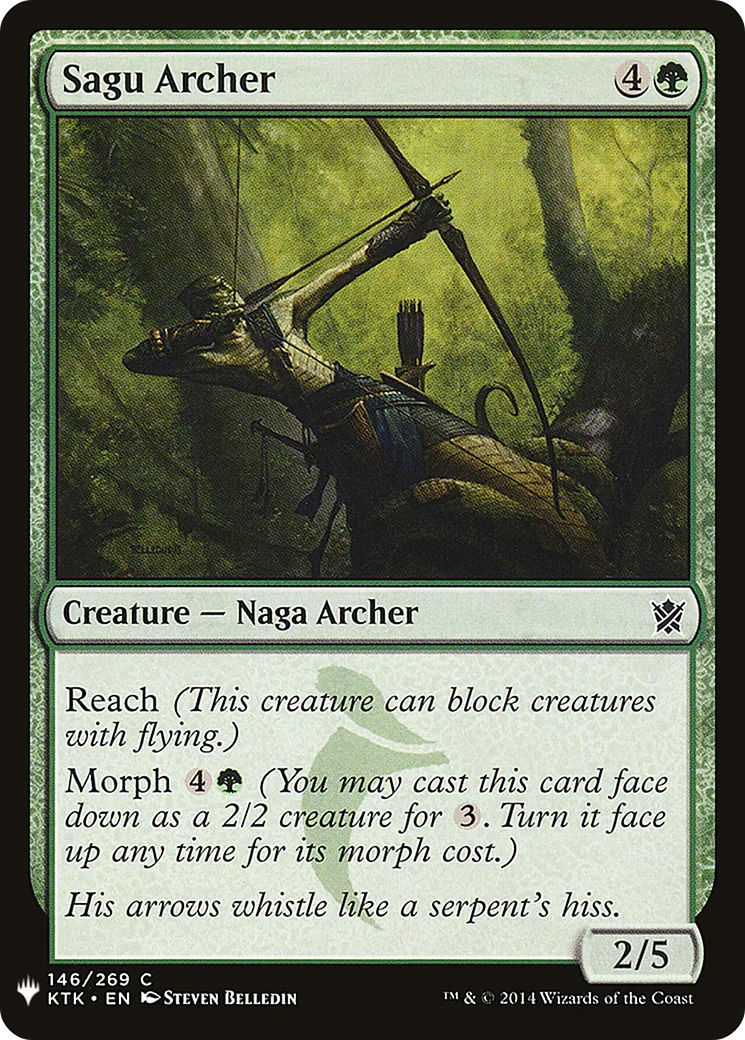 Archer de Sagu — The List — Magic: The Gathering