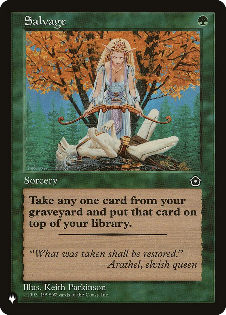 Salvage — The List — Magic: The Gathering