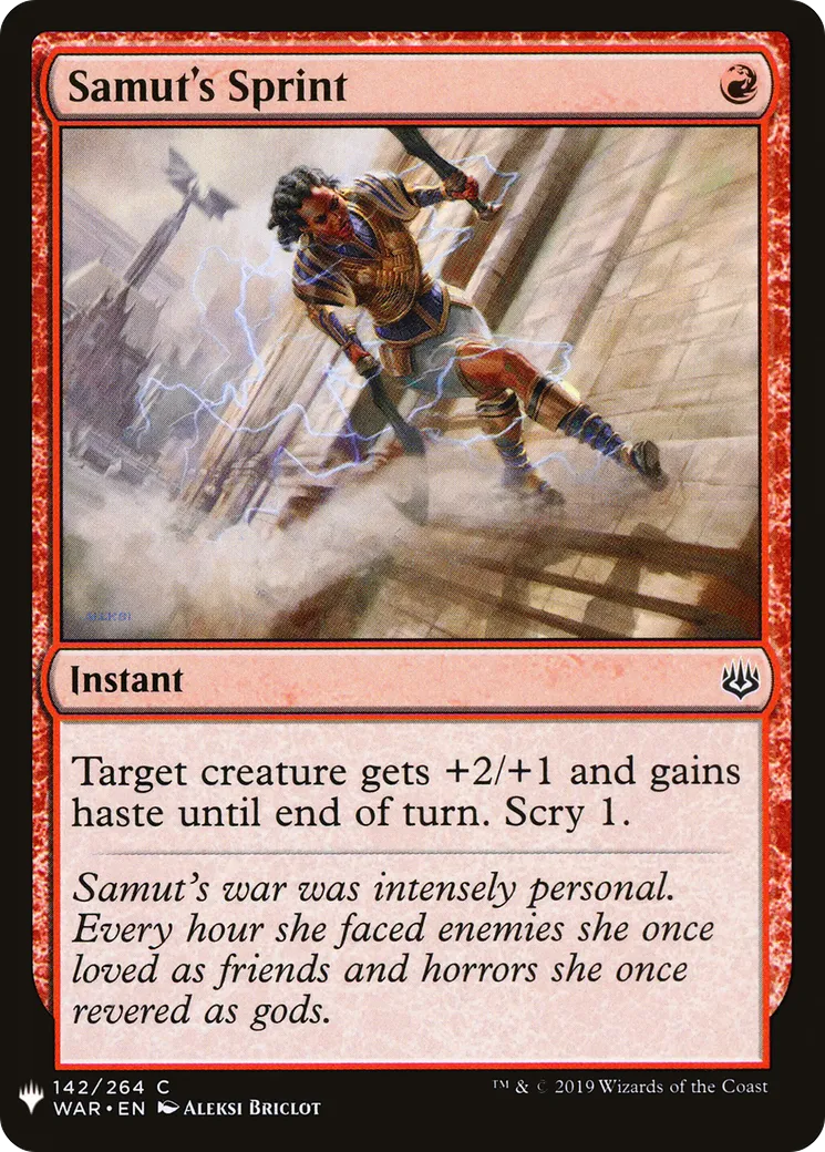 Course de Samut — The List — Magic: The Gathering