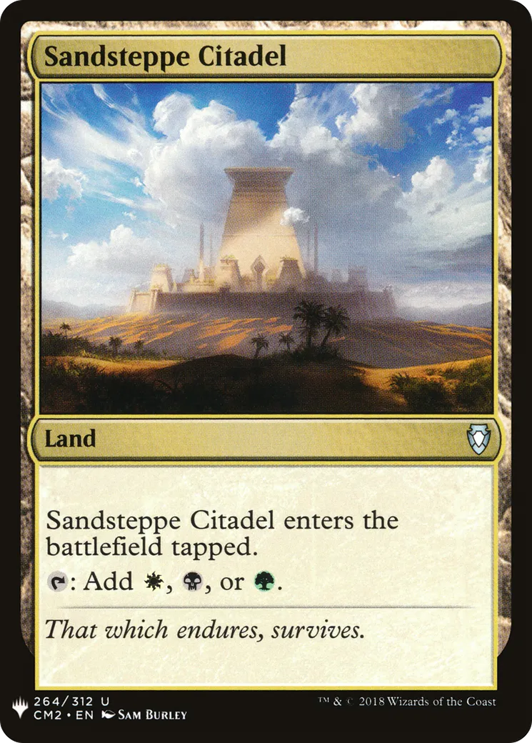 Sandsteppe Citadel — The List — Magic: The Gathering