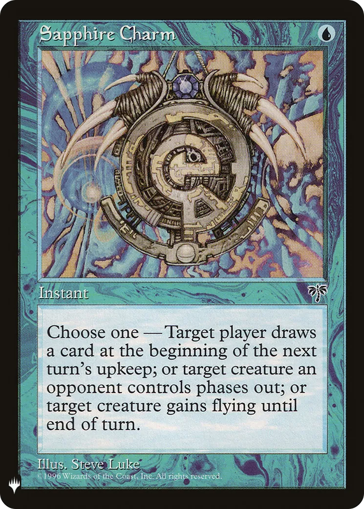 Sapphire Charm — The List — Magic: The Gathering