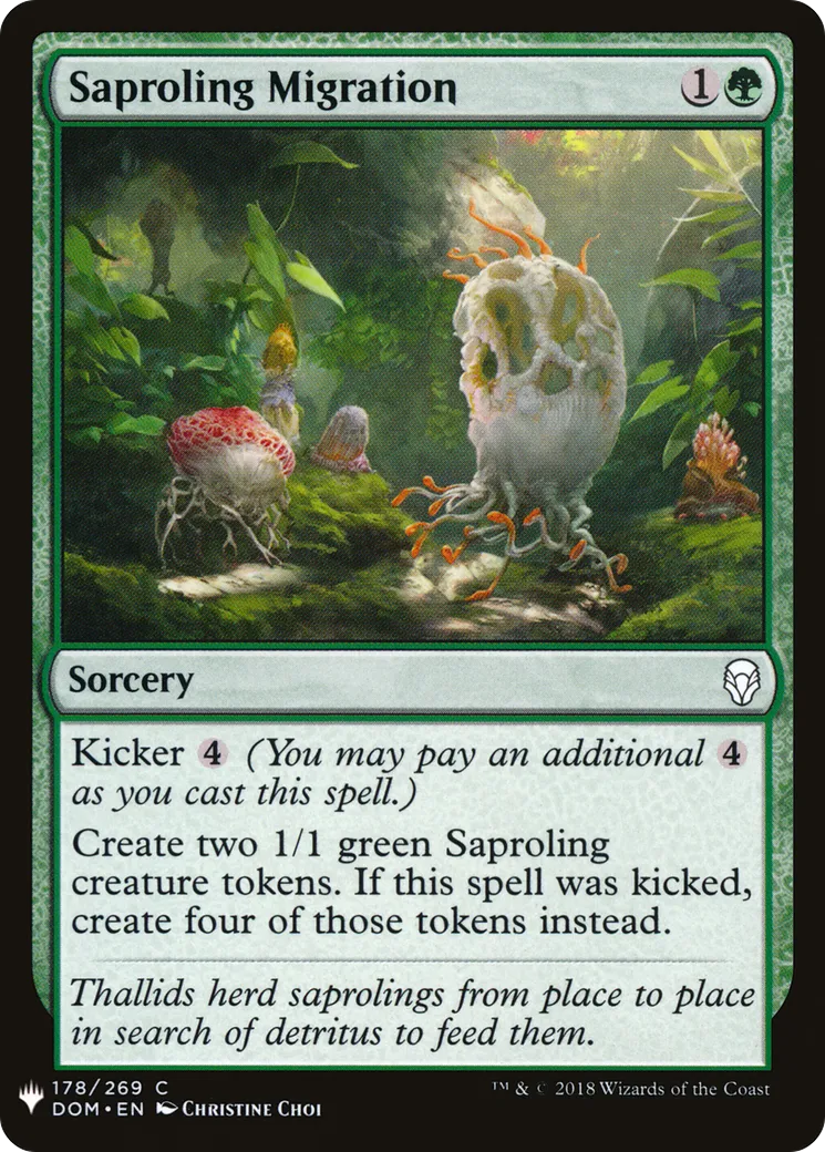 Saproling Migration — The List — Magic: The Gathering