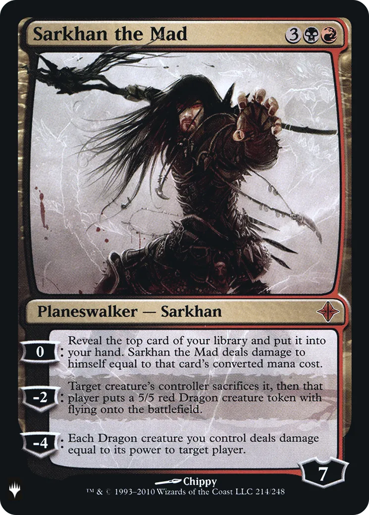 Sarkhan the Mad — The List — Magic: The Gathering