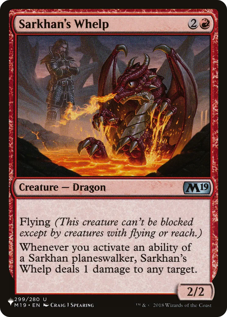 Sarkhan's Whelp — The List — Magic: The Gathering