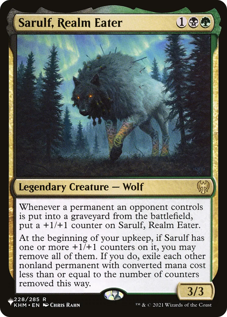 Sarulf, dévoreur de royaume — The List — Magic: The Gathering