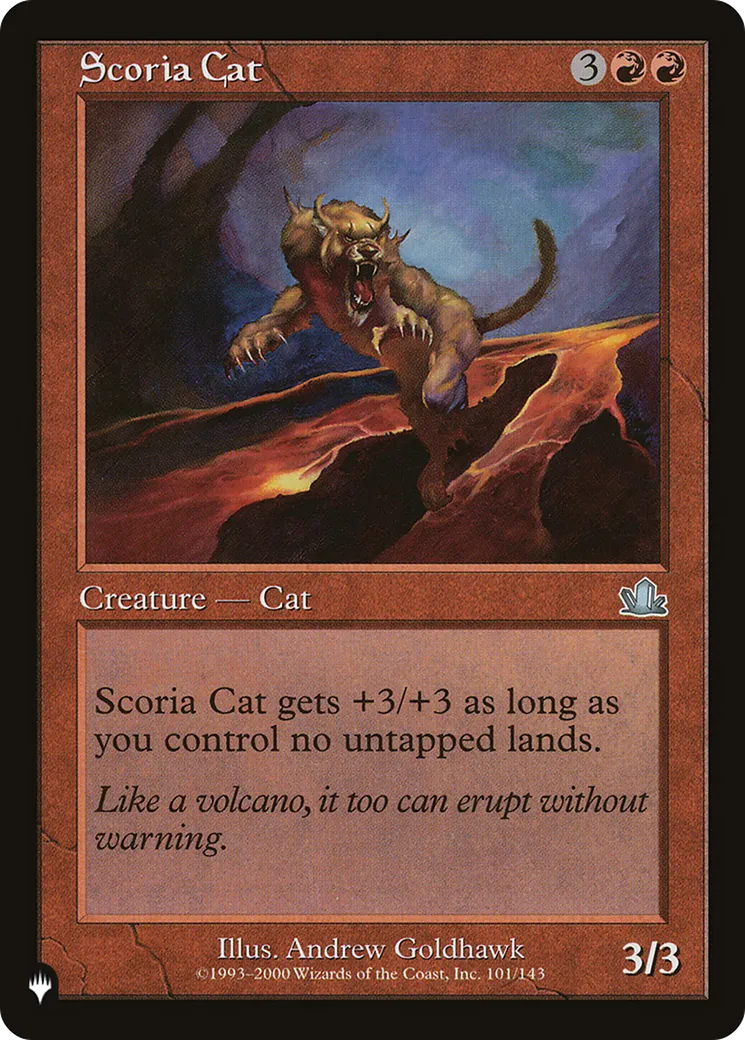 Scoria Cat — The List — Magic: The Gathering