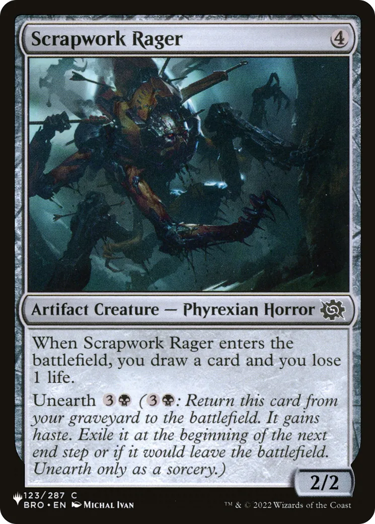 Scrapwork Rager — The List — Magic: The Gathering