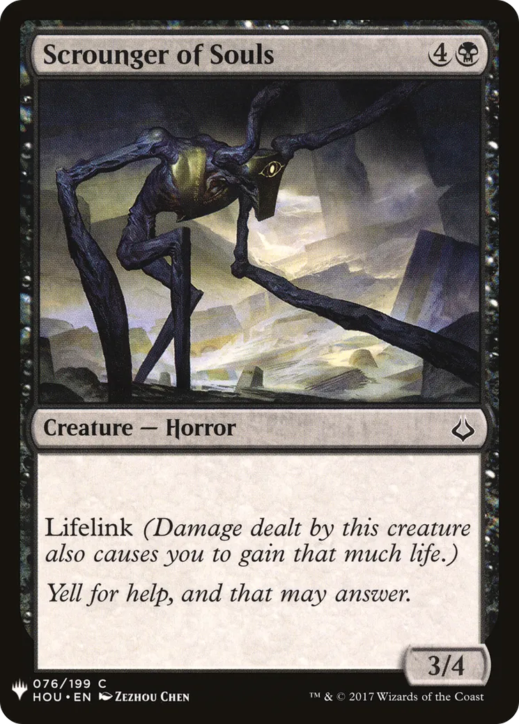 Scrounger of Souls — The List — Magic: The Gathering