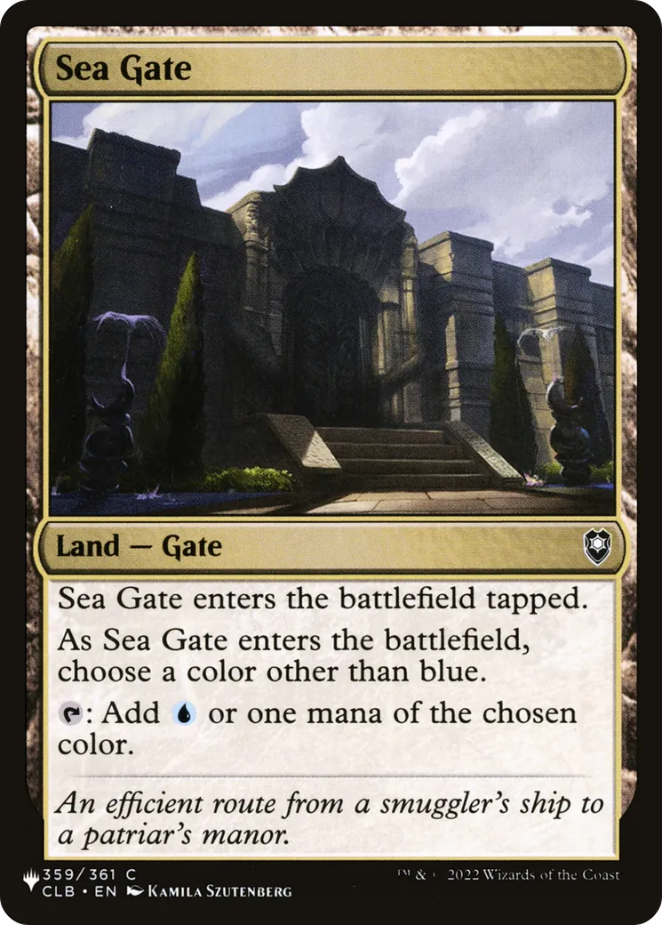 Sea Gate — The List — Magic: The Gathering