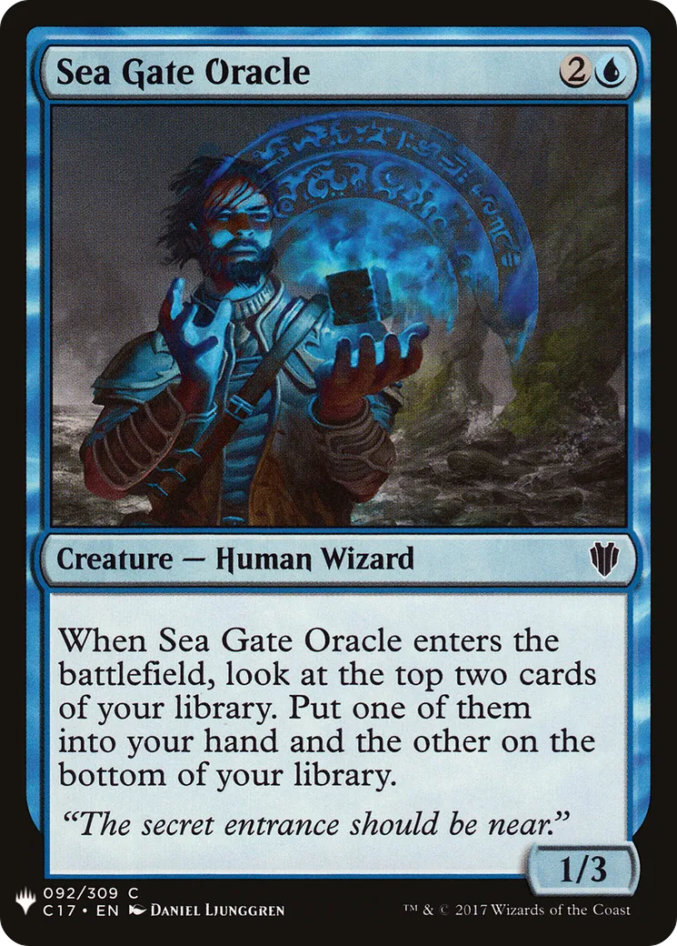 Sea Gate Oracle — The List — Magic: The Gathering