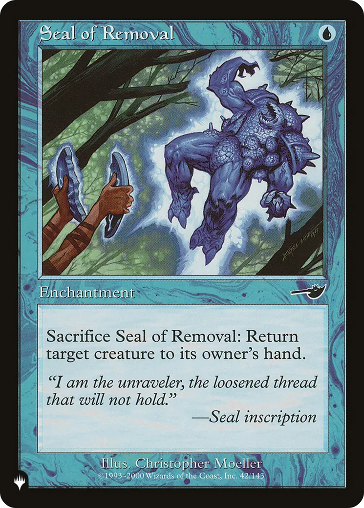 Seal of Removal — The List — Magic: The Gathering