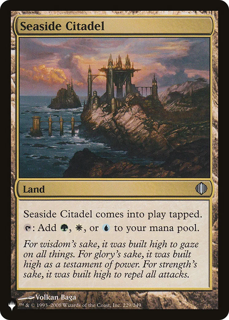 Seaside Citadel — The List — Magic: The Gathering
