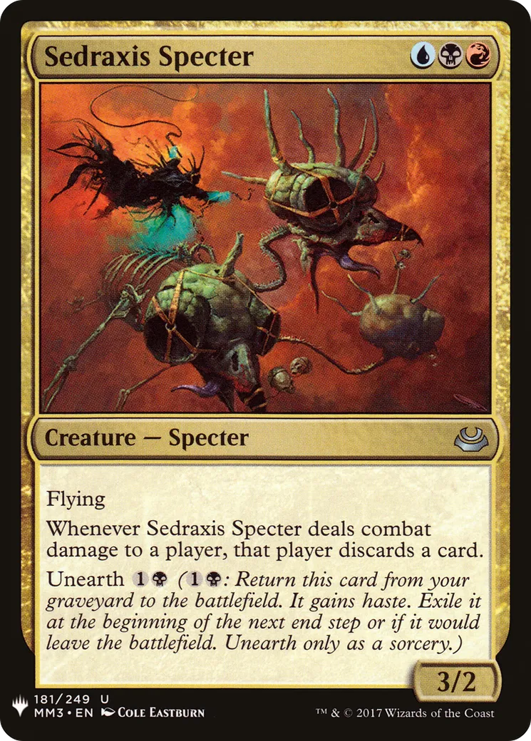 Spectre de Sedraxis — The List — Magic: The Gathering