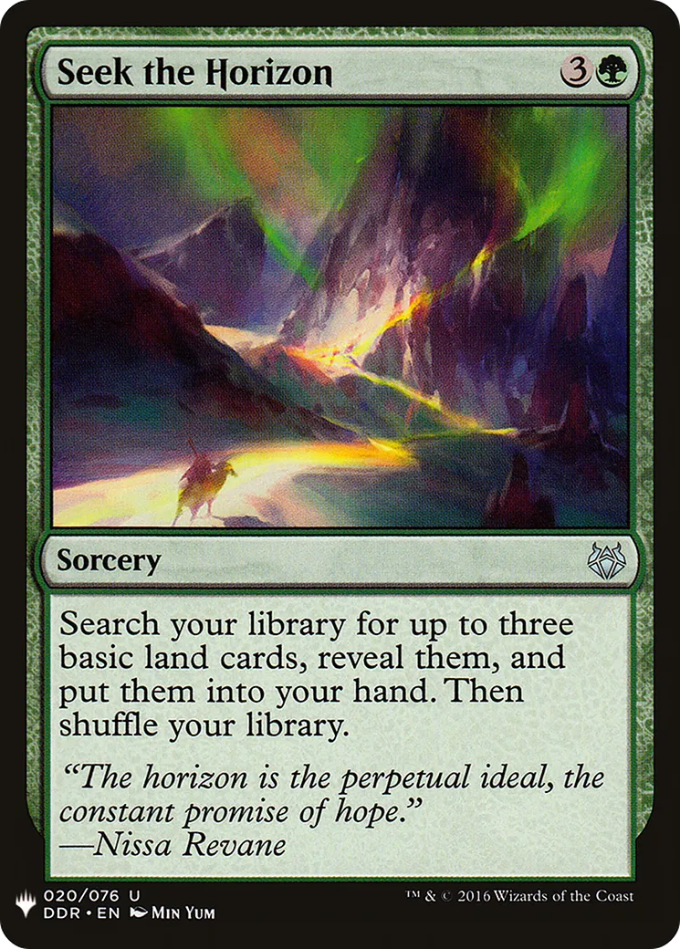 À la recherche de l'horizon — The List — Magic: The Gathering