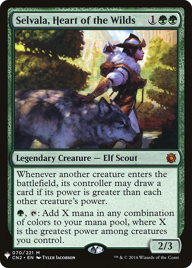 Selvala, Heart of the Wilds — The List — Magic: The Gathering