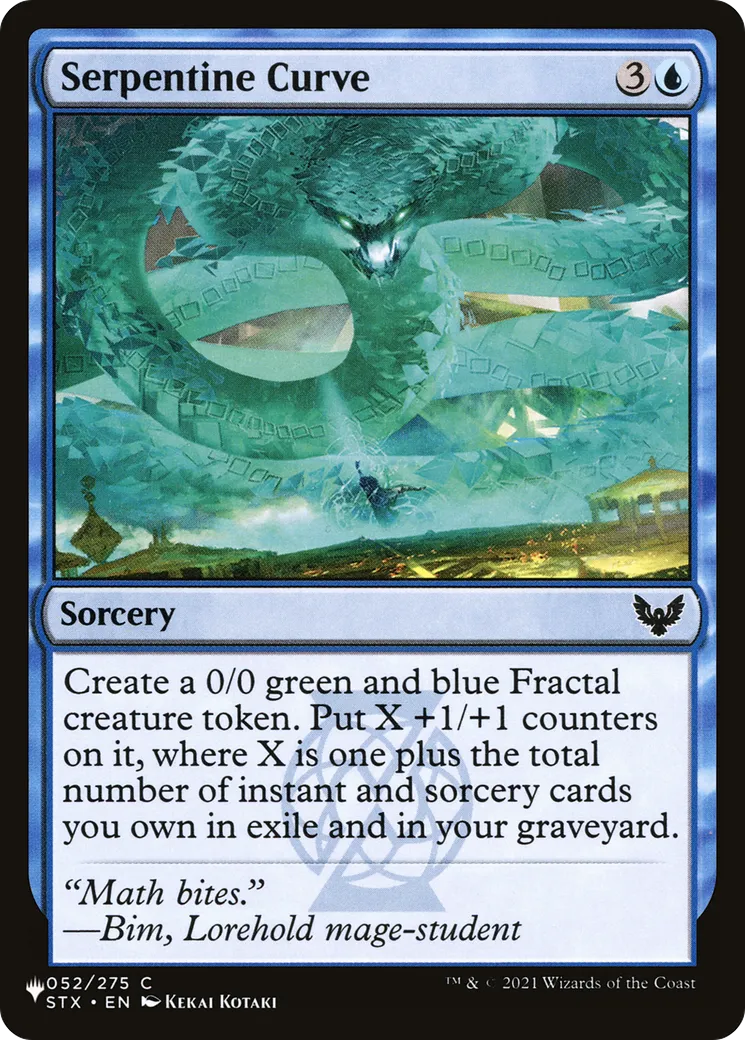 Courbe sinueuse — The List — Magic: The Gathering