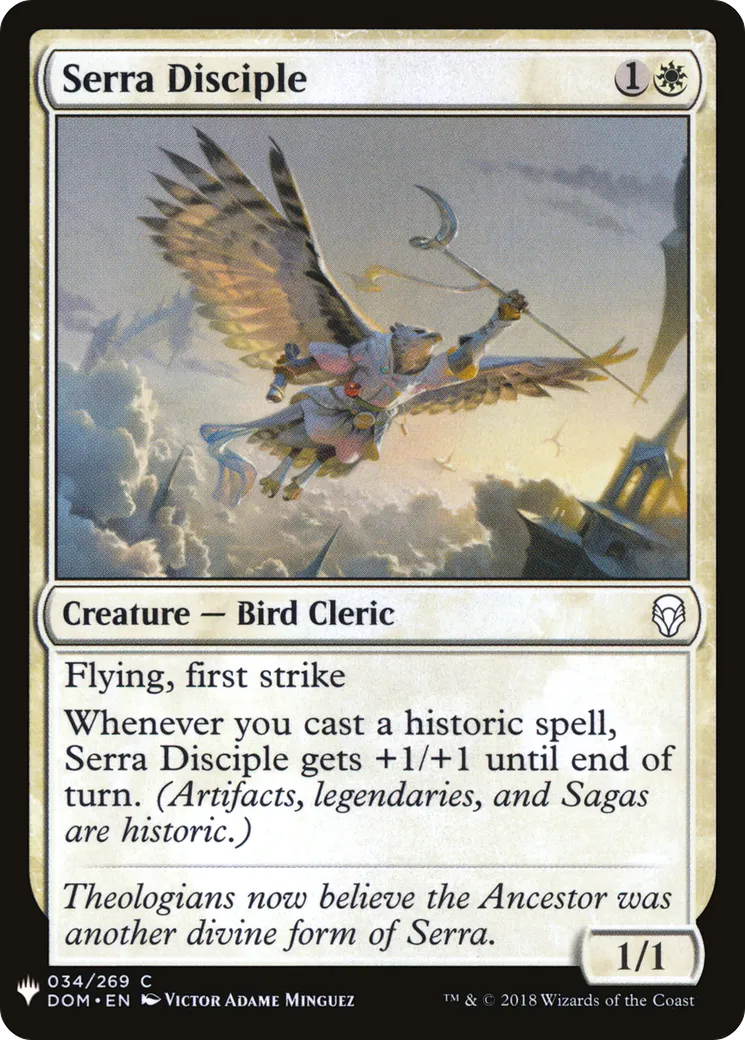 Disciple de Serra — The List — Magic: The Gathering