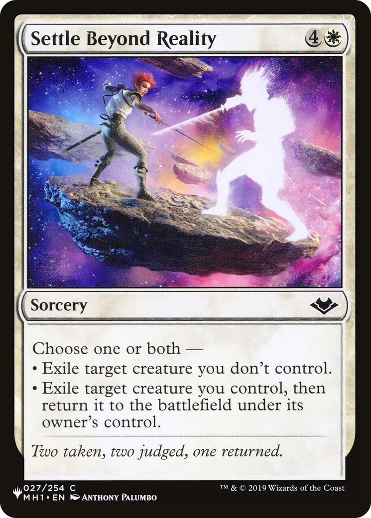 Résolution hors réalité — The List — Magic: The Gathering