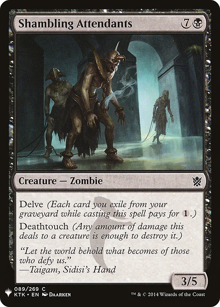 Shambling Attendants — The List — Magic: The Gathering