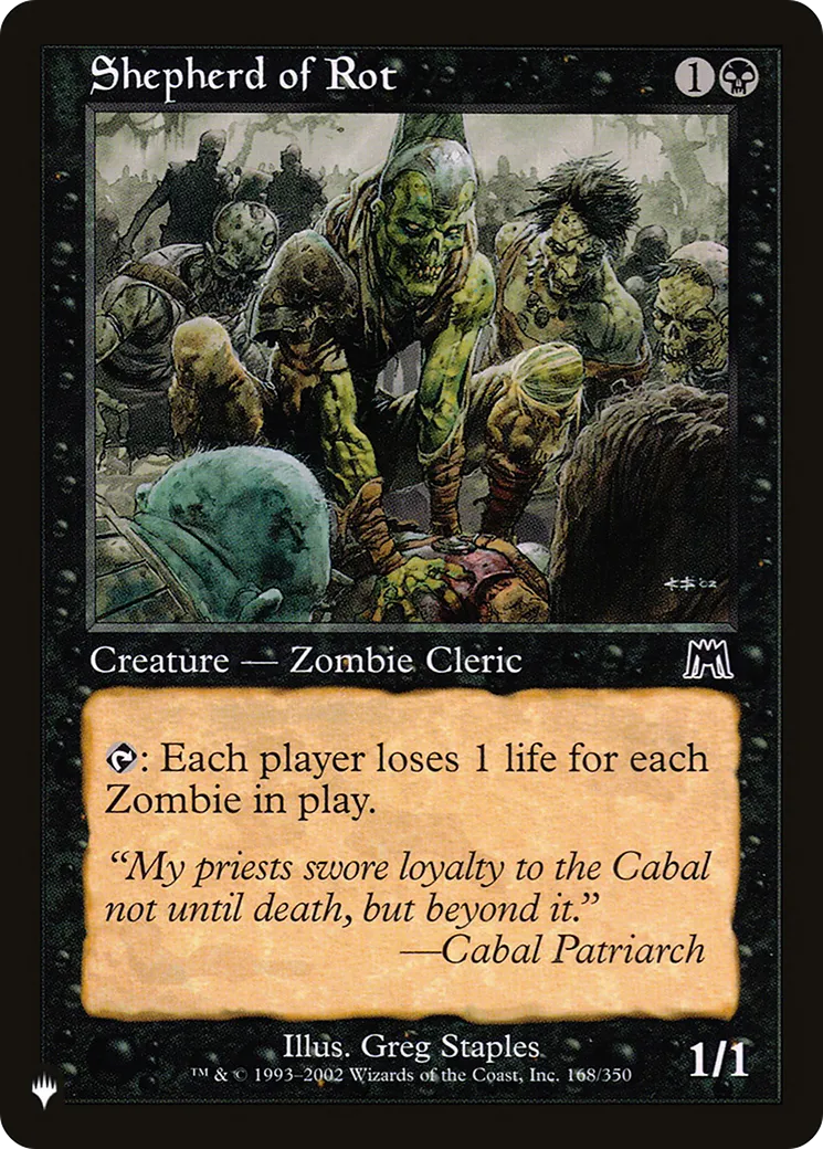 Shepherd of Rot — The List — Magic: The Gathering