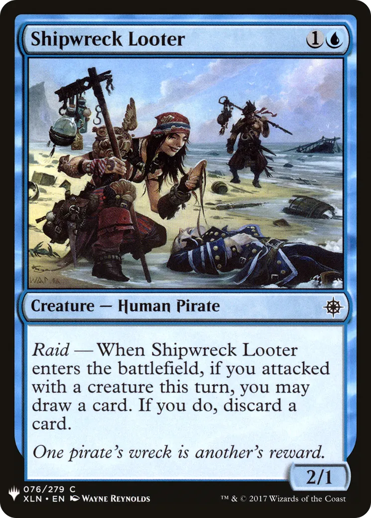 Shipwreck Looter — The List — Magic: The Gathering