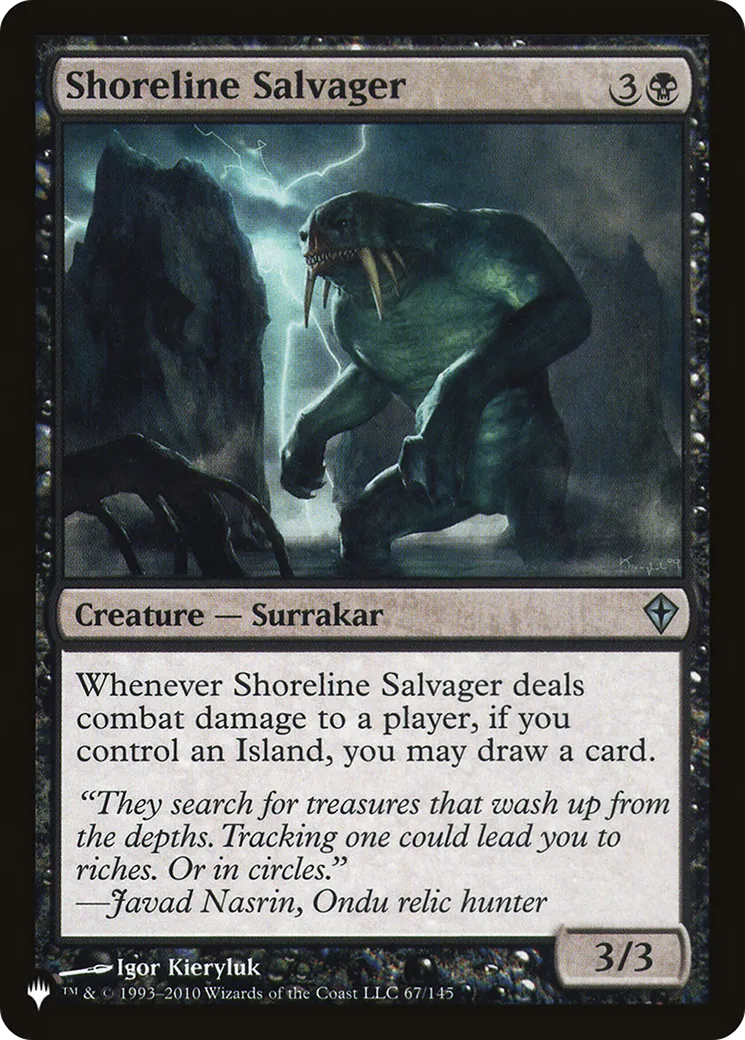 Shoreline Salvager — The List — Magic: The Gathering