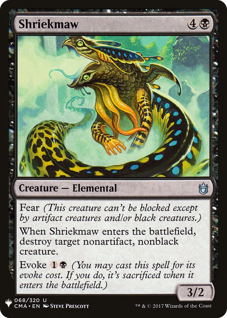 Shriekmaw — The List — Magic: The Gathering