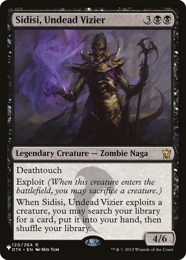 Sidisi, Undead Vizier — The List — Magic: The Gathering