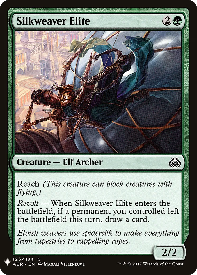 Silkweaver Elite — The List — Magic: The Gathering