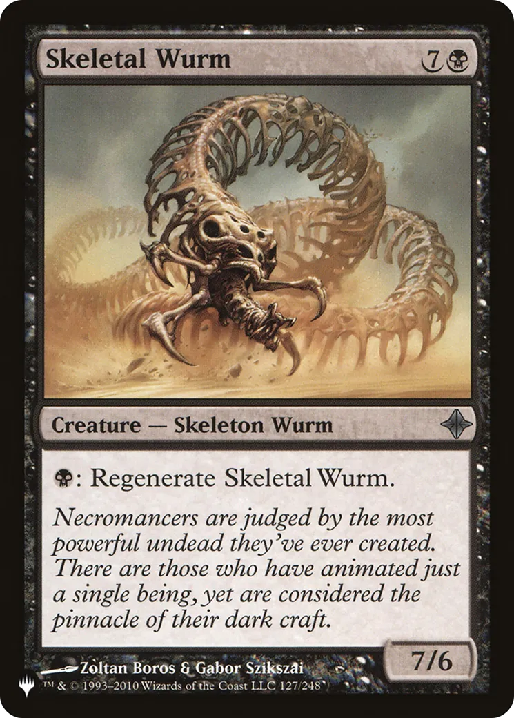 Guivre squelettique — The List — Magic: The Gathering