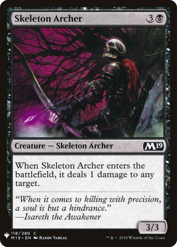 Skeleton Archer — The List — Magic: The Gathering