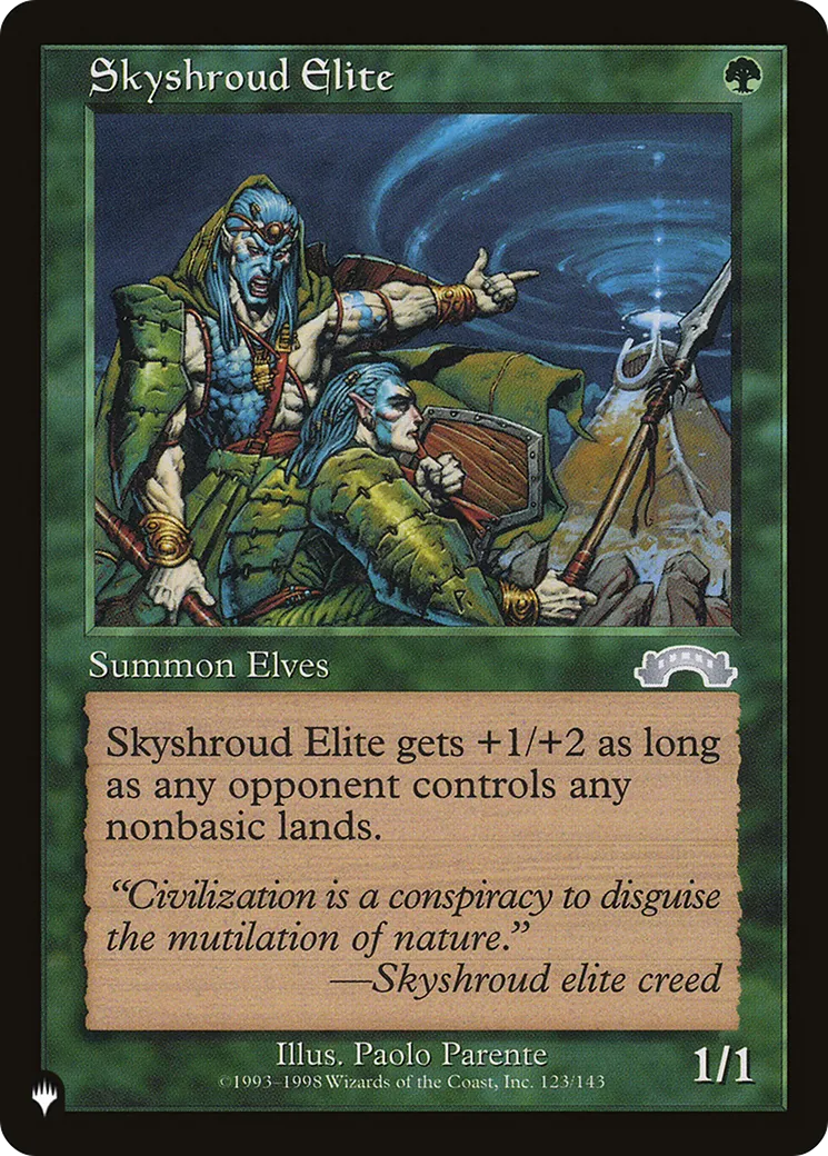 Skyshroud Elite — The List — Magic: The Gathering