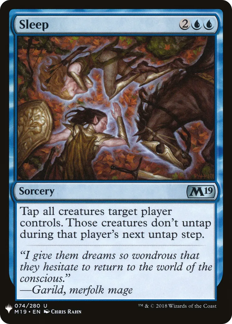 Sleep — The List — Magic: The Gathering