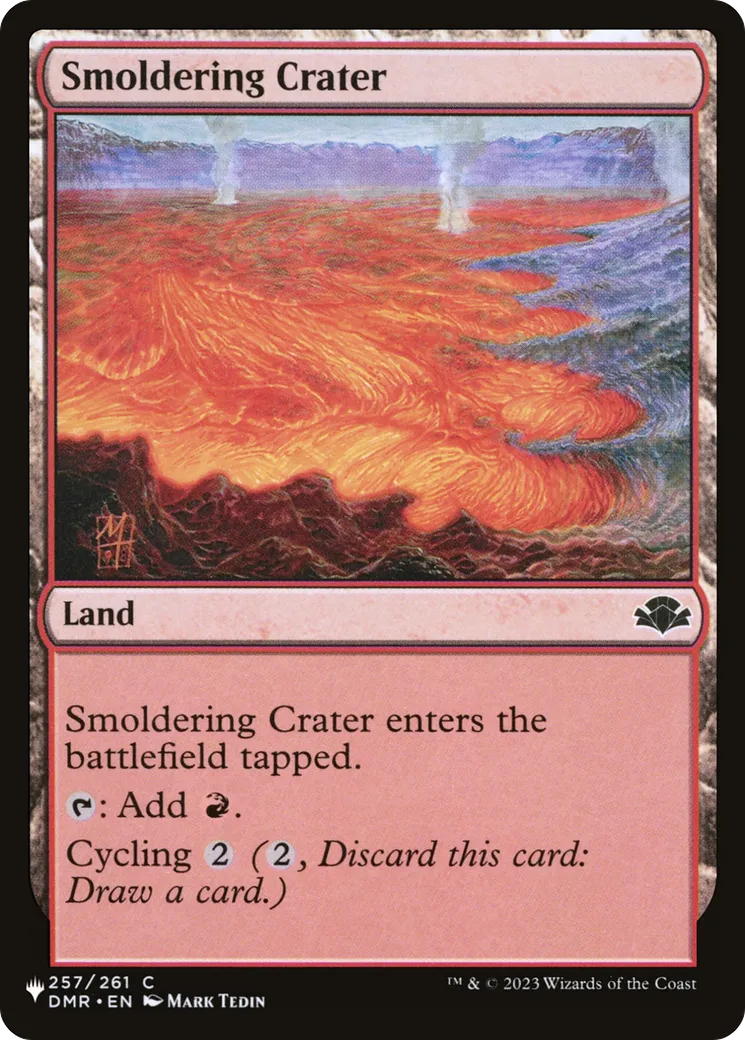 Smoldering Crater — The List — Magic: The Gathering