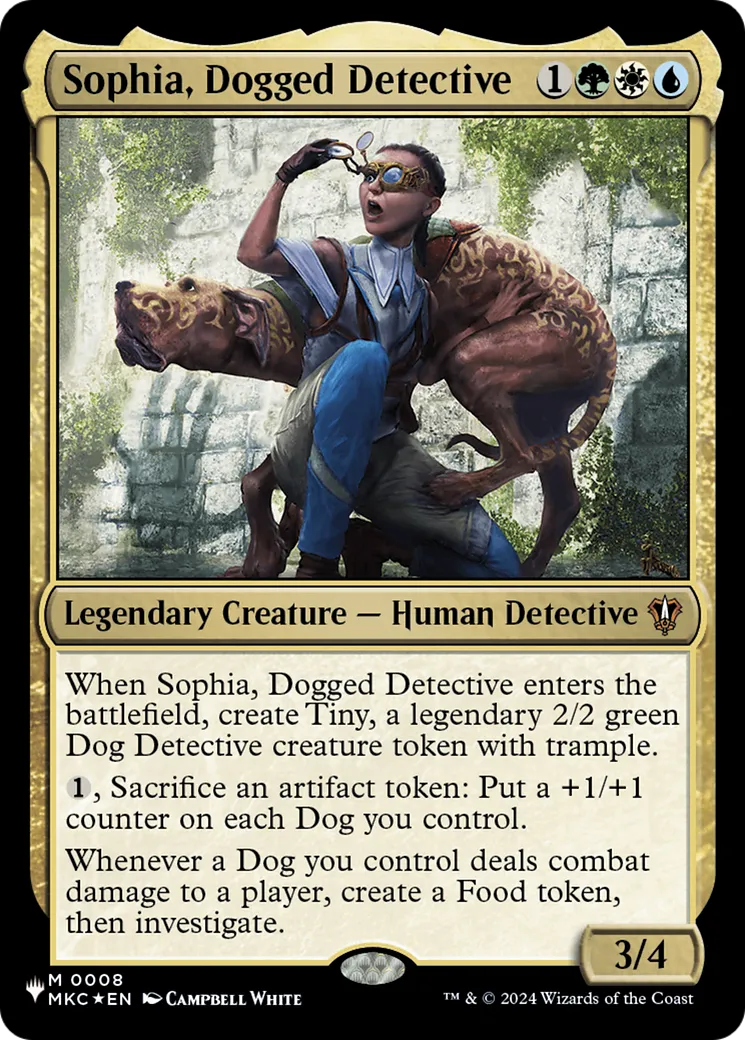 Sophia, Dogged Detective — The List — Magic: The Gathering