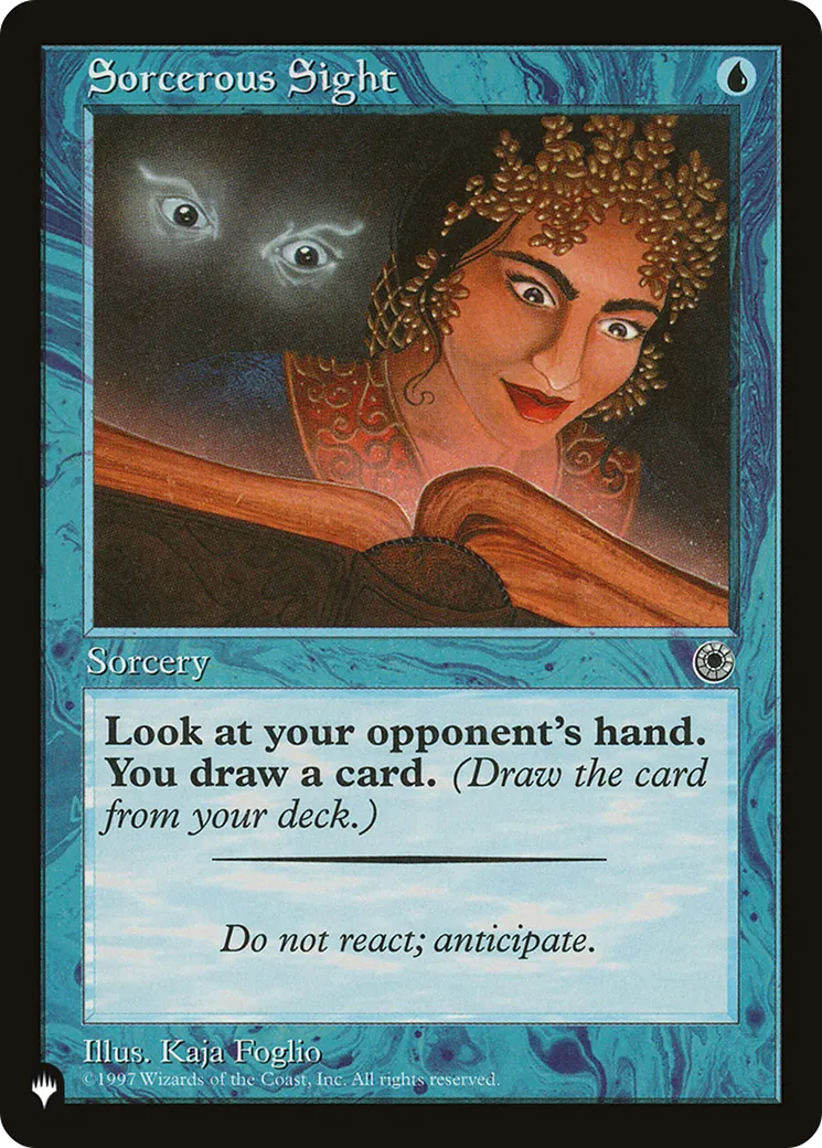 Sorcerous Sight — The List — Magic: The Gathering