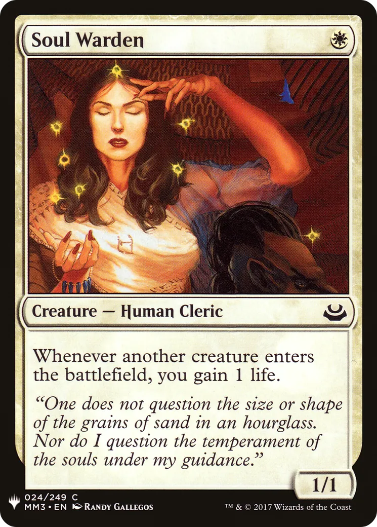 Soul Warden — The List — Magic: The Gathering