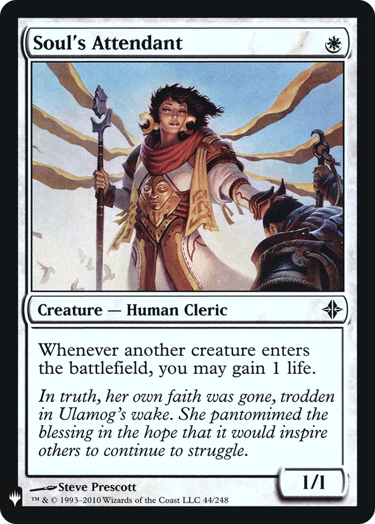 Soul's Attendant — The List — Magic: The Gathering