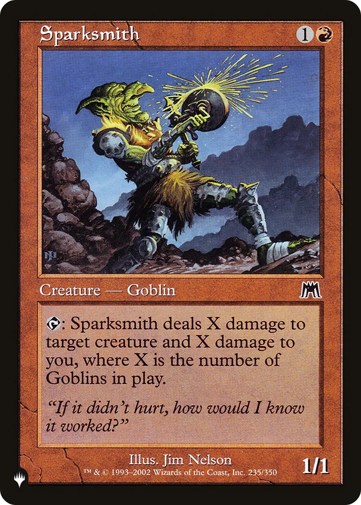 Sparksmith — The List — Magic: The Gathering