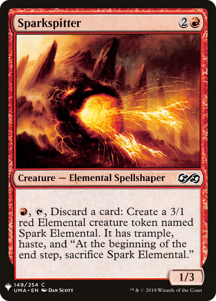 Cracheur d'étincelles — The List — Magic: The Gathering