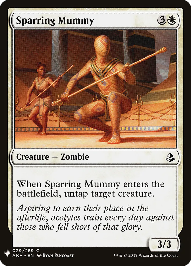 Sparring Mummy — The List — Magic: The Gathering