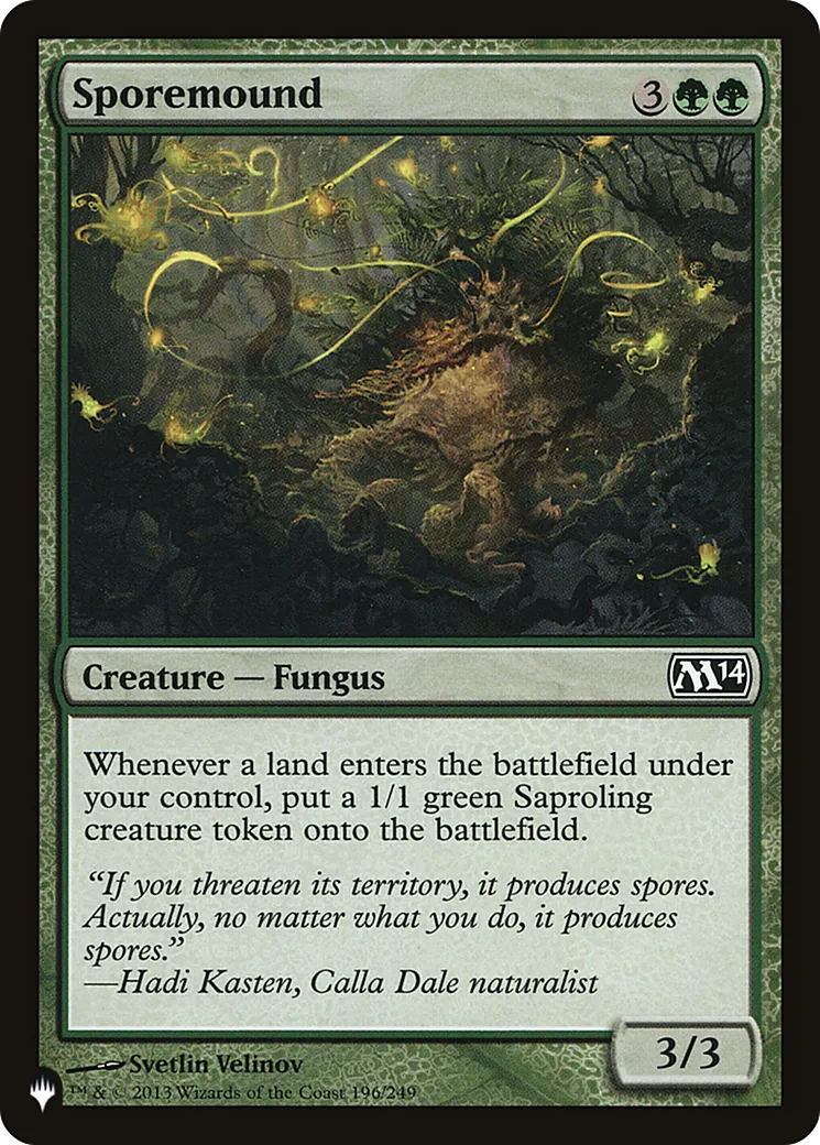 Sporemound — The List — Magic: The Gathering