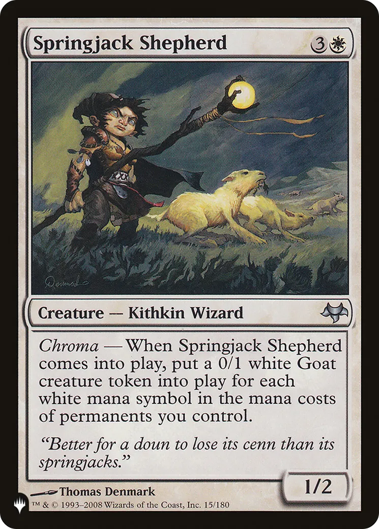Springjack Shepherd — The List — Magic: The Gathering
