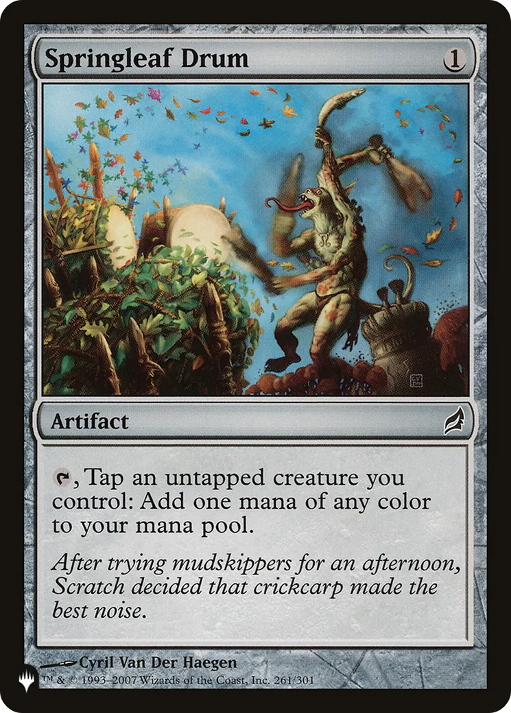 Springleaf Drum — The List — Magic: The Gathering