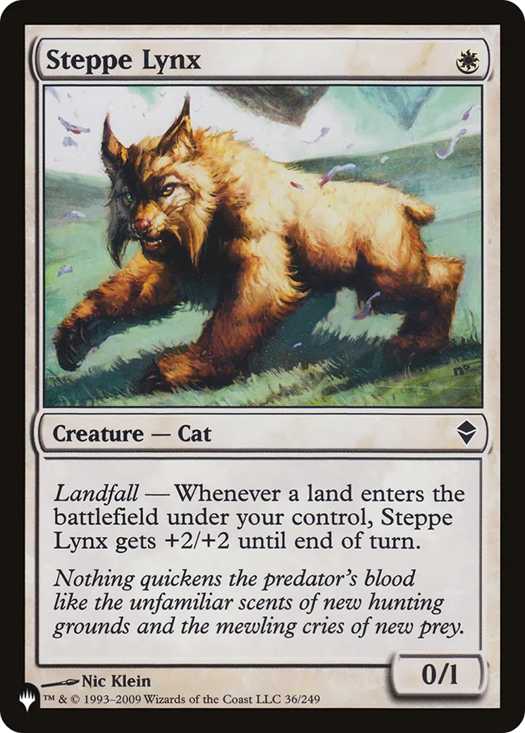 Lynx des steppes — The List — Magic: The Gathering