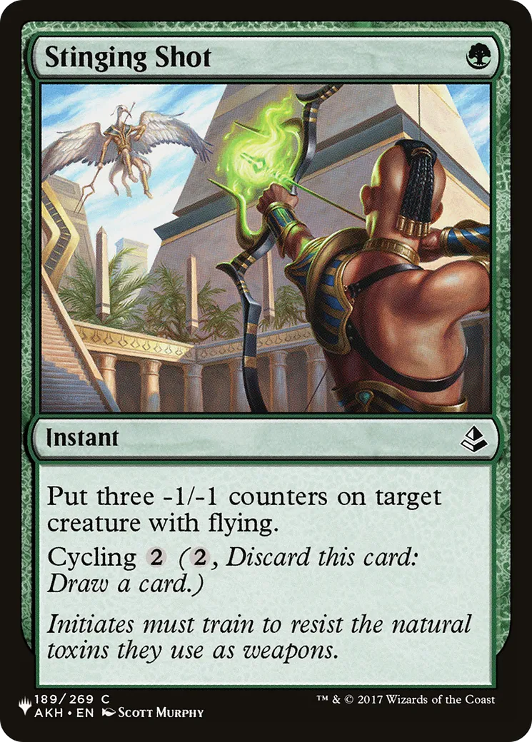 Stinging Shot — The List — Magic: The Gathering