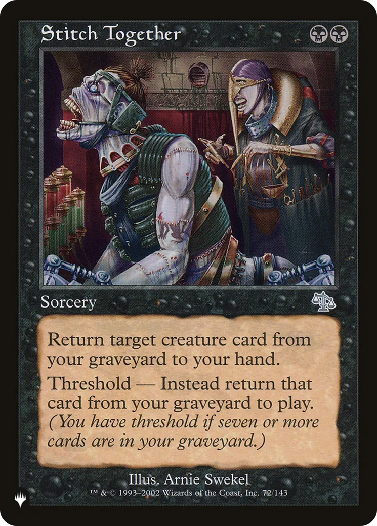 Stitch Together — The List — Magic: The Gathering