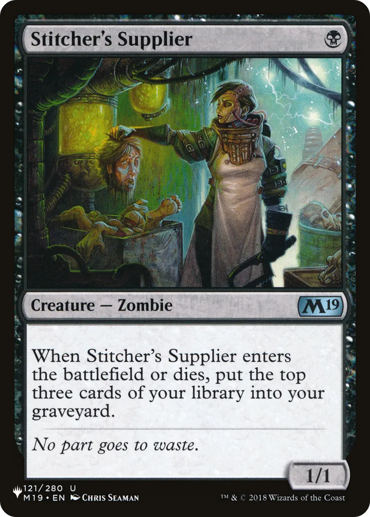 Approvisionneuse du raccommodeur — The List — Magic: The Gathering